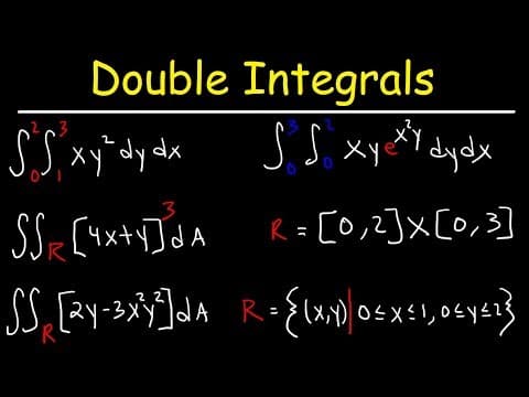 Double Integrals thumbnail