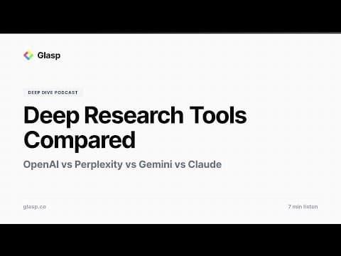 How to Choose the Best AI Deep Research Tool thumbnail