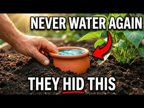 Burying This Pot Ends Watering Forever — The Ancient "Self-Watering" Secret thumbnail