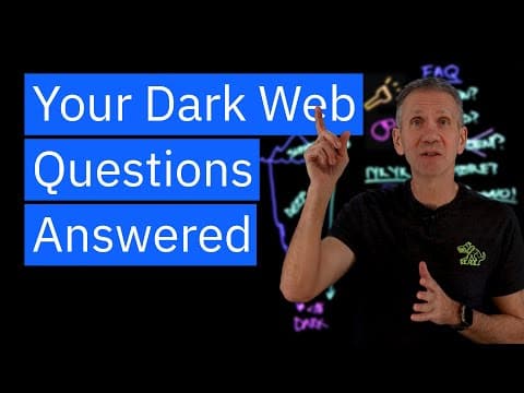 Dark Web FAQs: Myths, Risks, & Legitimate Uses Explained thumbnail