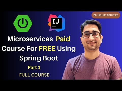 Java Spring Boot Microservices Project with k8s, Docker, AWS | Monolithic to Microservices [PART 1] thumbnail