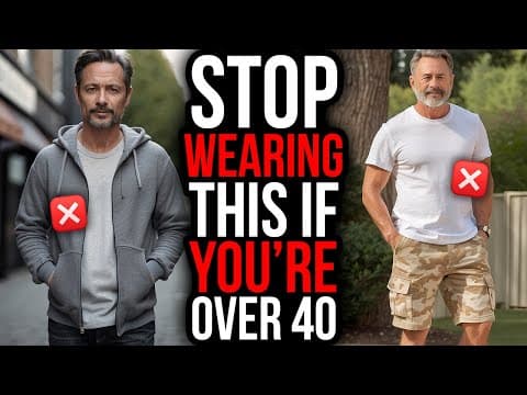 11 THINGS Men Over 40 Should NEVER Wear! thumbnail