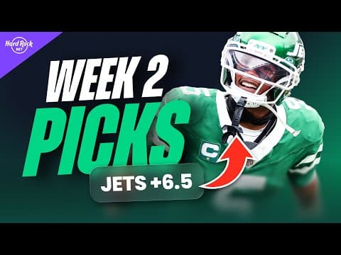 BEST BETS for NFL Week 2 | Top Picks & Predictions (2025) thumbnail
