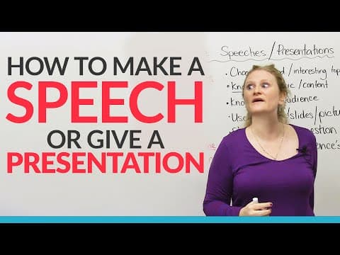 How to Deliver a Powerful Speech or Presentation thumbnail