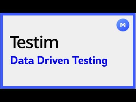 Data-Driven Testing with Testim: A Practical Demo thumbnail