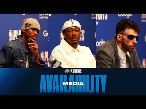 Full Post Game Media Availability | OKC Thunder vs Memphis Grizzlies | NBA Playoffs | April 20, 2025 thumbnail