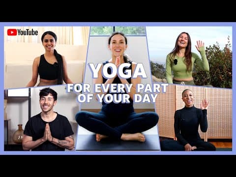 A full day of yoga flows in 30 minutes with @yogawithadriene, @MalovaElena, and more thumbnail