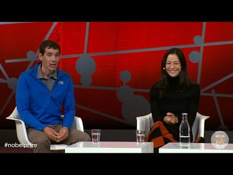 Free Solo! Alex Honnold and Chai Vasarhelyi discuss their award-winning film at Nobel Week Dialogue thumbnail