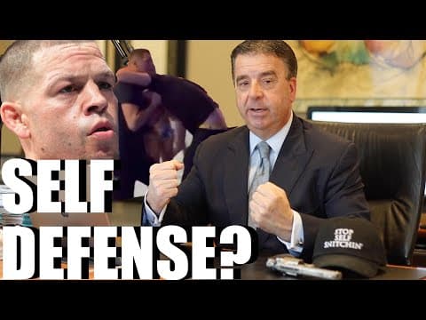 SELF DEFENSE? Criminal Lawyer Reacts to Nate Diaz Fight & Charged with Battery thumbnail