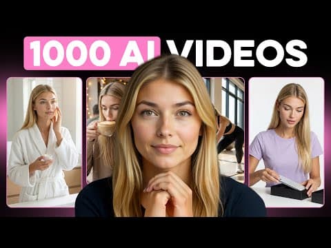 How I Generate 1,000 AI Videos of myself from ONE Single Image! thumbnail