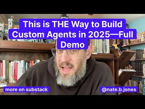 This is THE Way to Build Custom AI Agents in 2025—Full Demo + Prompt Tips thumbnail