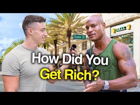 Asking Millionaires How They Got RICH! (Miami) thumbnail