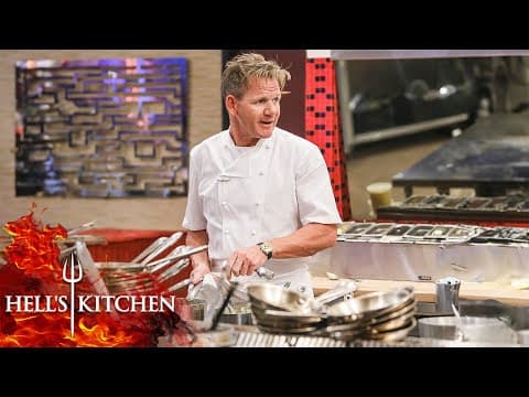 Gordon Ramsay Cooks AGAINST The Chefs in Hell's Kitchen thumbnail