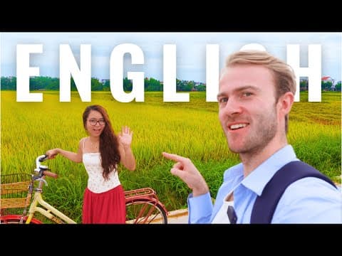 Learn English naturally 🌾| bike ride vocabulary in the countryside | comprehensible input thumbnail