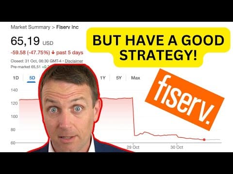 Fiserv 50% Crash Makes it a Buy Now! NYSE: FI thumbnail