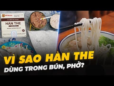 VÌ SAO HÀN THE DÙNG TRONG BÚN, PHỞ? ĐỘC RA SAO? thumbnail