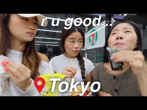 ONLY EATING CONVENIENCE STORE FOODS FOR 24 HOURS in TOKYO!! thumbnail