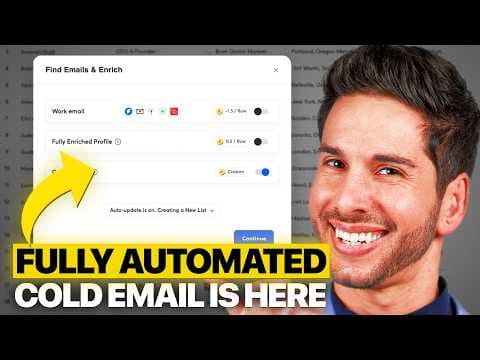 Secret Way to FULLY Automate Instantly Cold Email Campaigns thumbnail