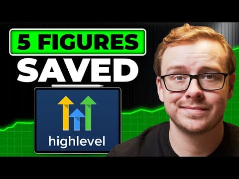 I saved $2,843.15/month for my online business by switching to GoHighLevel thumbnail