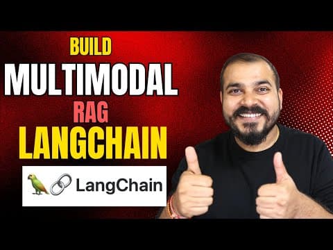 Step By Step Process To Build MultiModal RAG With Langchain(PDF And Images) thumbnail