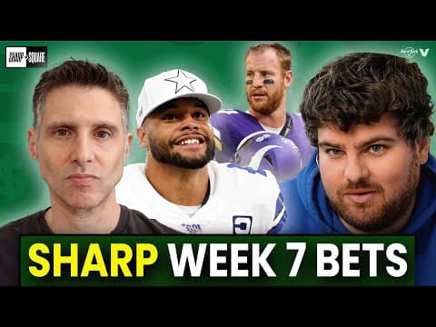 SHARP NFL Week 7 Bets: Cowboys-Commanders, Colts-Chargers, Bucs-Lions, Patriots-Titans, Saints-Bears thumbnail
