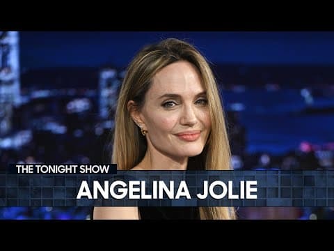 Angelina Jolie Makes "Barefoot" Return to Late Night After Decade Away to Talk Maria, The Outsiders thumbnail