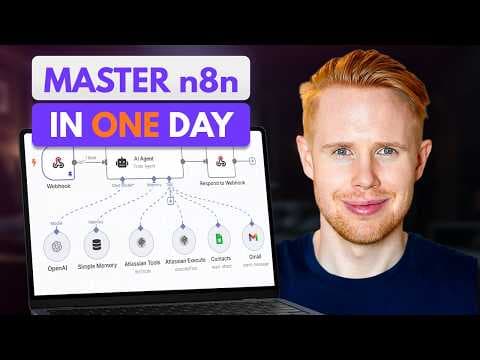 n8n 8 Hour Masterclass: Build & Sell AI Agents (Automate Anything) thumbnail