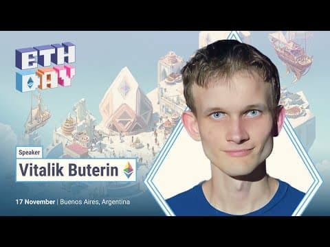 Ethereum (Roadmap) in 30min by Vitalik Buterin - Devconnect thumbnail