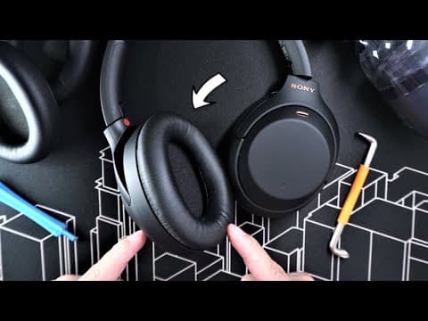 How to Replace Sony WH-1000XM4 Earpads Cushions 👍🏻 thumbnail