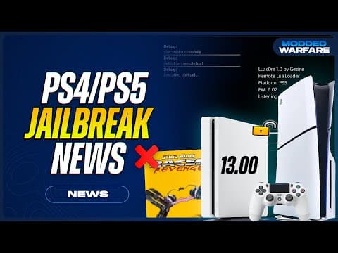 PS4/PS5 Jailbreak News: Is Mastic0re Dead?, PSVue 13.00 Progress, Y2JB Web-UI, FTP Boost & More! thumbnail