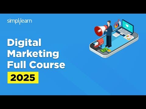 Digital Marketing Full Course 2026 | Digital Marketing Tutorial For Beginners | Simplilearn thumbnail