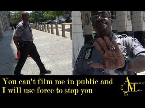 Immigration and Customs Enforcement- security batters camera, withholds my property, and calls FPS thumbnail