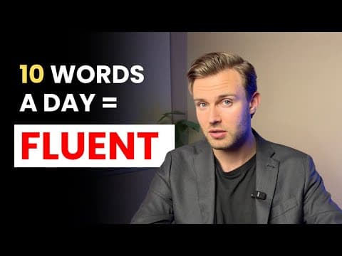 Learn 10 English Words Every Day (The BEST method to build your vocabulary!) thumbnail