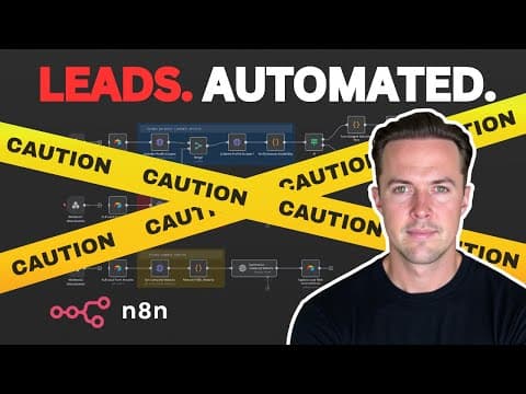 Enrich 1,000+ Leads Instantly with N8n (No-Code Workflow!) thumbnail