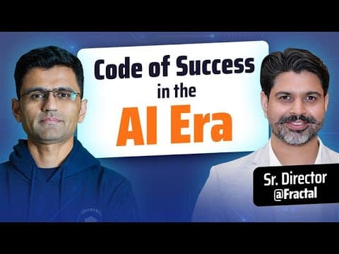 50 mins of Raw Insights on Career in AI Era | Ft. Rishi Seth - Sr Director at Fractal thumbnail