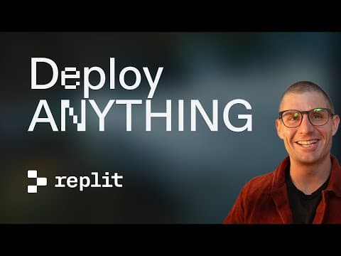 Deploy ANYTHING on Replit: from localhost to live in minutes thumbnail