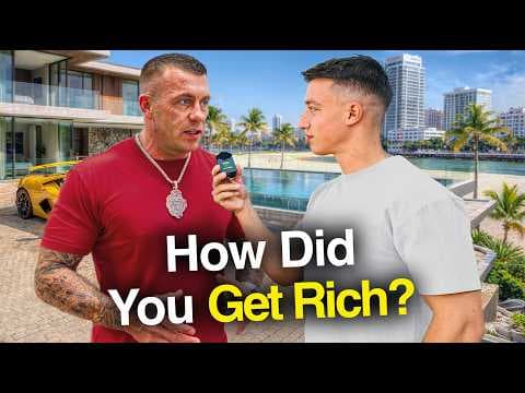 Asking Miami Millionaires How to Get RICH in 2024! thumbnail