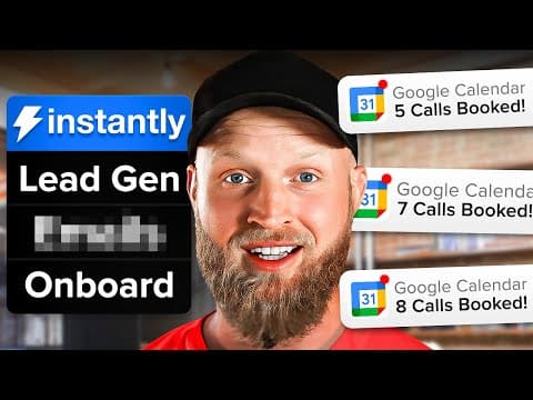Instantly AI Full Tutorial | Best Cold Email Software thumbnail