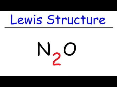 N2O Lewis Structure - Nitrous Oxide thumbnail