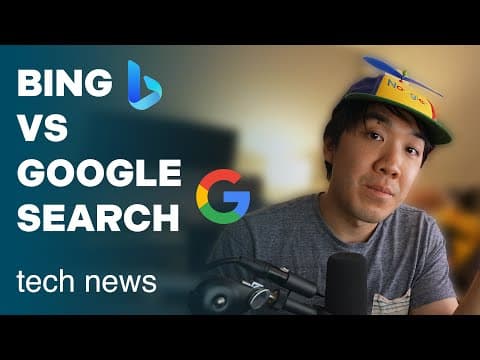 Microsoft vs Google: AI War Explained | tech news thumbnail