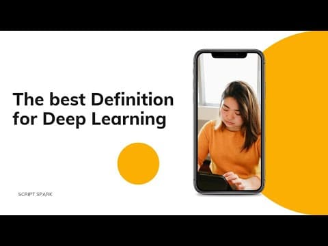 What is the best definition for Deep Learning | what is deep learning? thumbnail