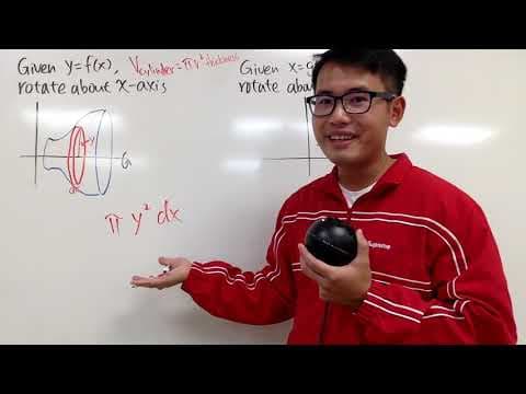 Volume of the Solid of Revolution, the Disc Method! thumbnail