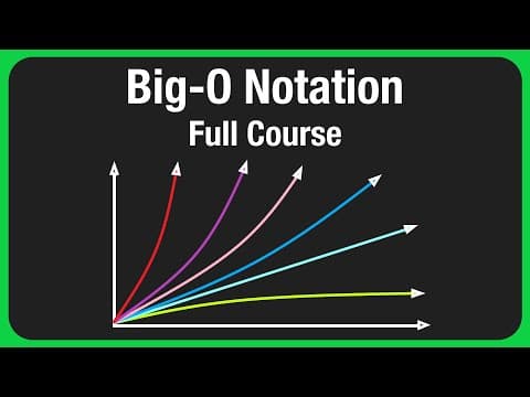 Big-O Notation - For Coding Interviews thumbnail