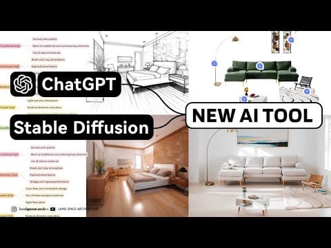 ChatGPT + Stable Diffusion AI whiteboard for Architecture and Interior Design thumbnail