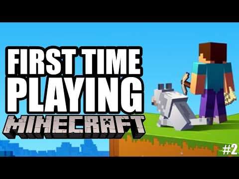 My first time playing Minecraft (Part 2) thumbnail