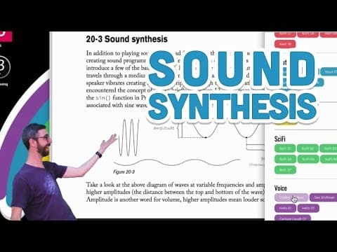 17.6: Sound Synthesis - p5.js Sound Tutorial thumbnail