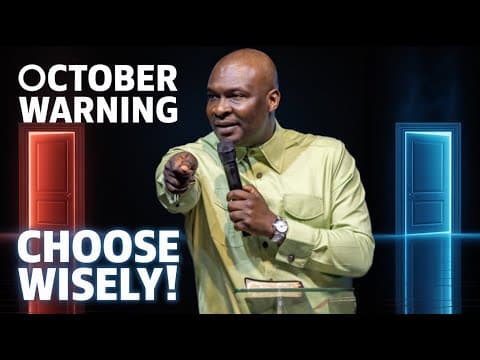 Don’t Enter October Blind—These Choices Will Define Your Future! | Apostle Joshua Selman thumbnail