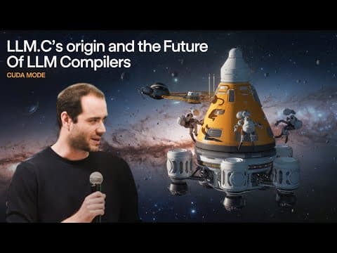 llm.c's Origin and the Future of LLM Compilers - Andrej Karpathy at CUDA MODE thumbnail