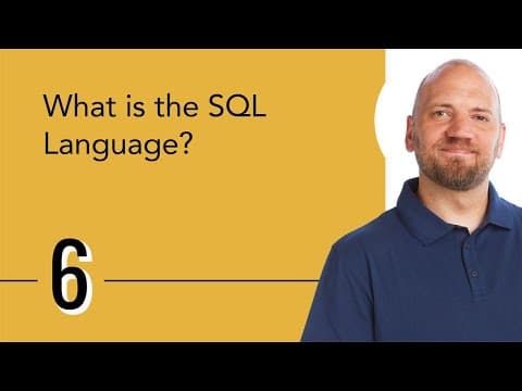 What is the SQL Language? thumbnail