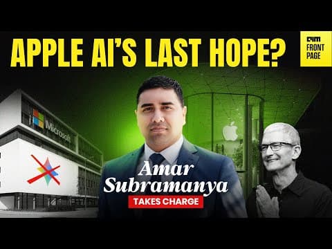 The Bengaluru Engineer Now Running Apple's GLOBAL AI Strategy (The Amar Subramanya Story) thumbnail